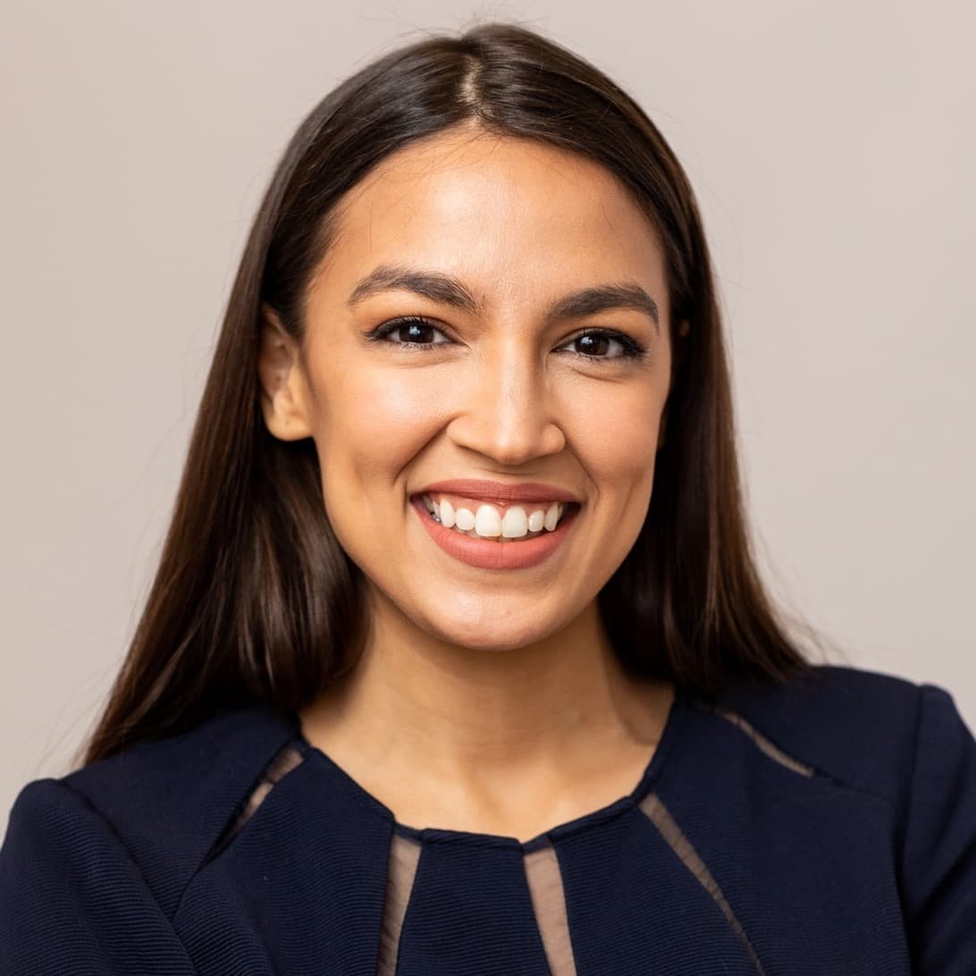 Alexandria Ocasio-Cortez (AOC) portrait