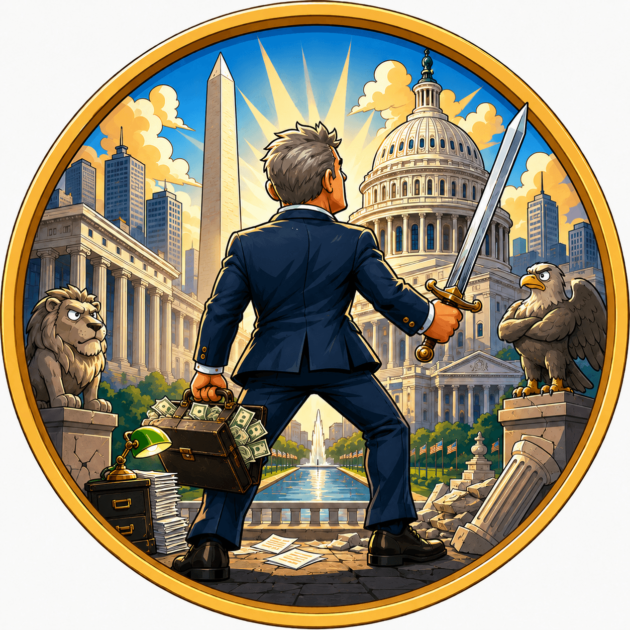 Corporate Warrior archetype icon