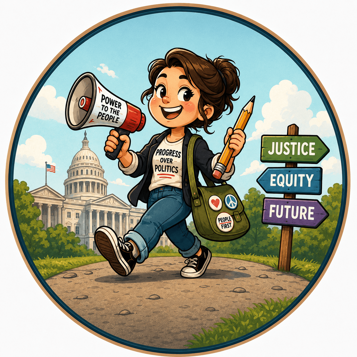Progressive Reformer archetype icon